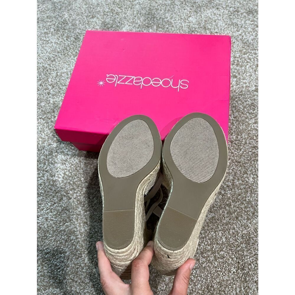 Shoedazzle Earlina Wedges Size 10 - Picture 6 of 11
